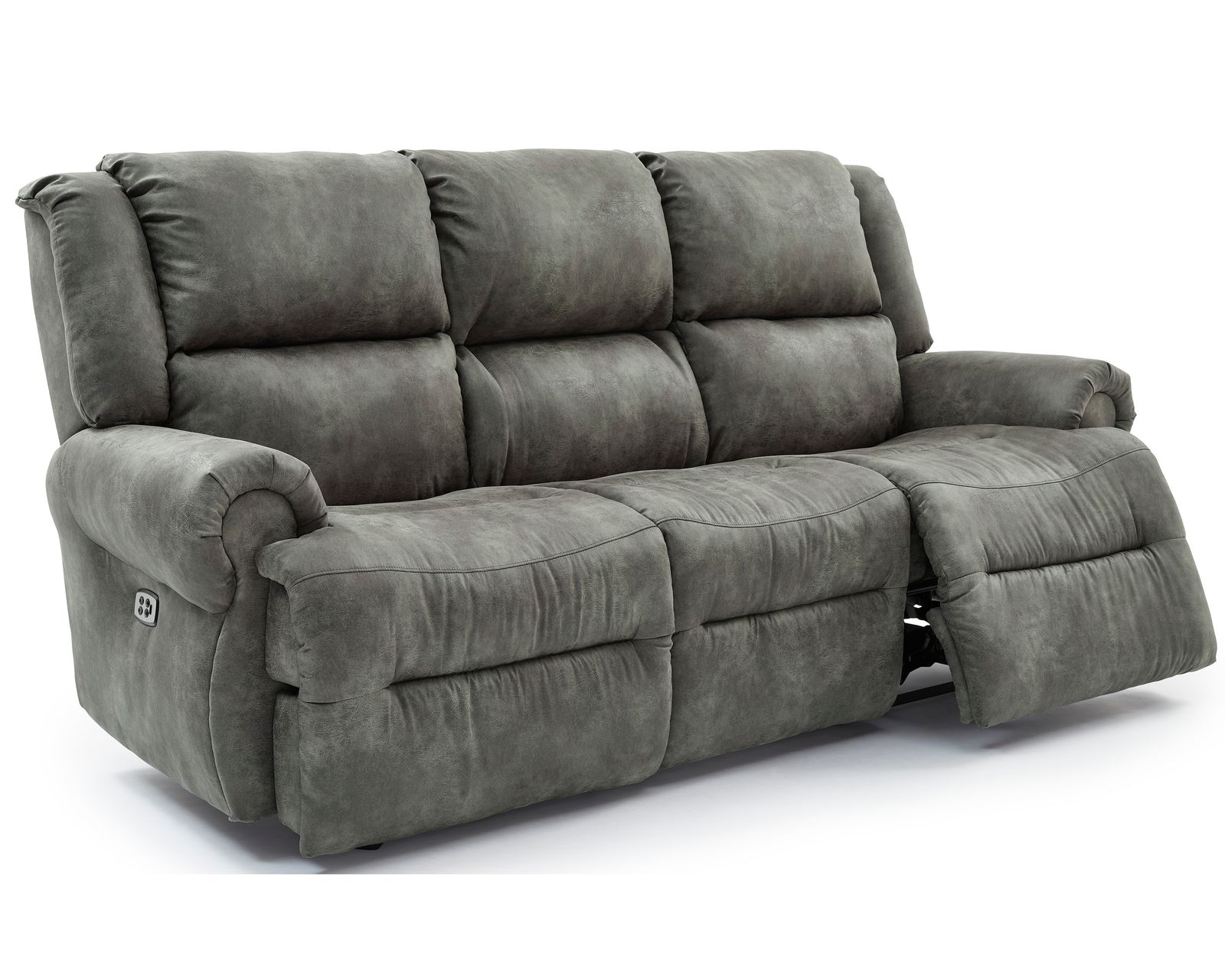 🎣 Genet 85" Reclining Sofa w/ Dropdown Table (+65 colors) - Genet 85" Space Saver Reclining Sofa w/ Dropdown Table
