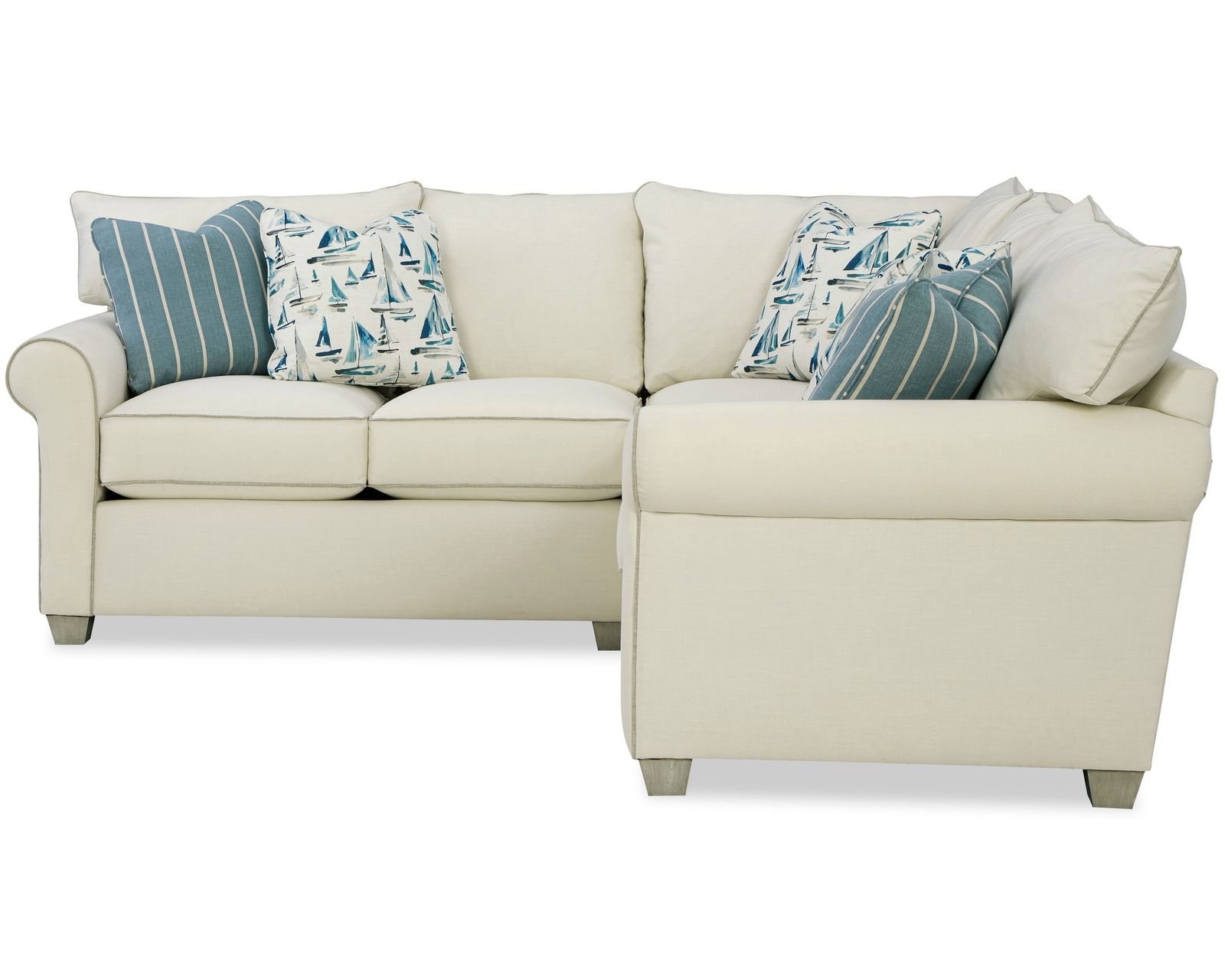 Atlanta 7364 Sectional (+100 High Performance Fabrics) - Layout C: Three Piece Sectional 95" x 95"