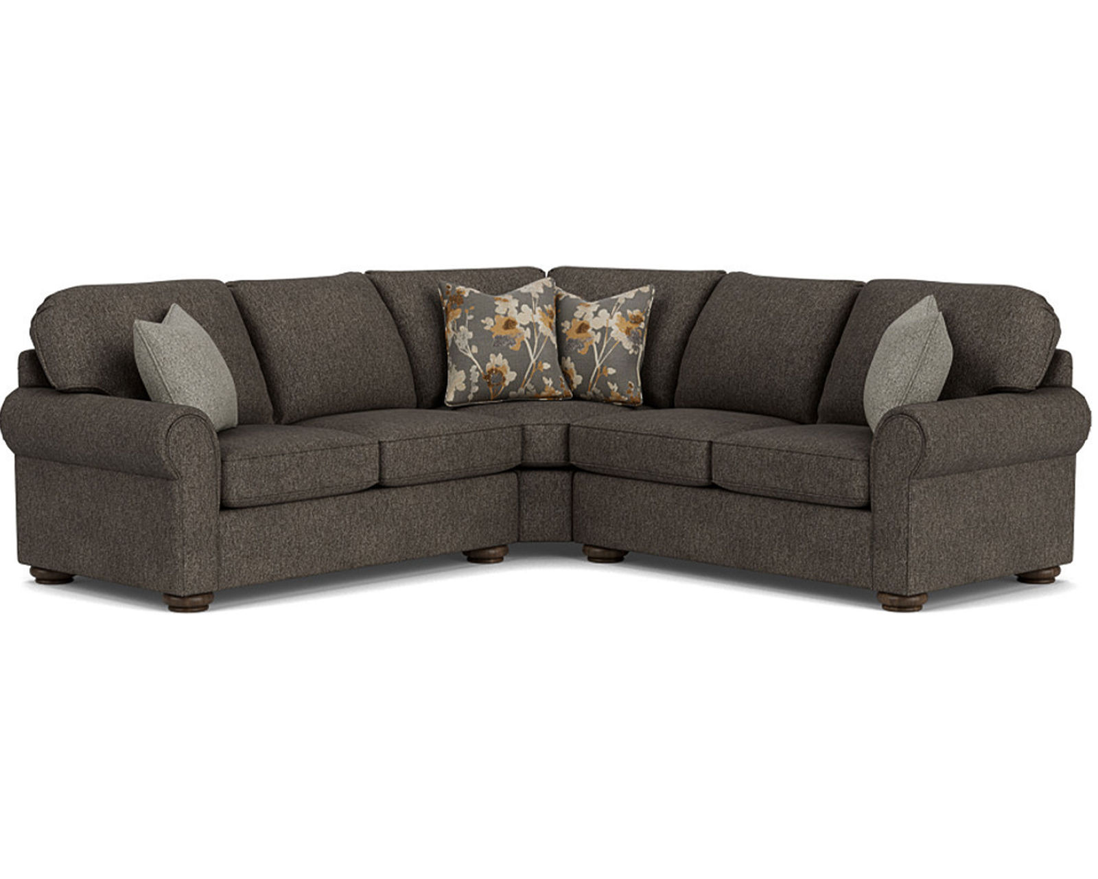 Preston 5538 Sectional (100+ fabrics) - Sectional Layout P: Lifetime Warranty on internal structures