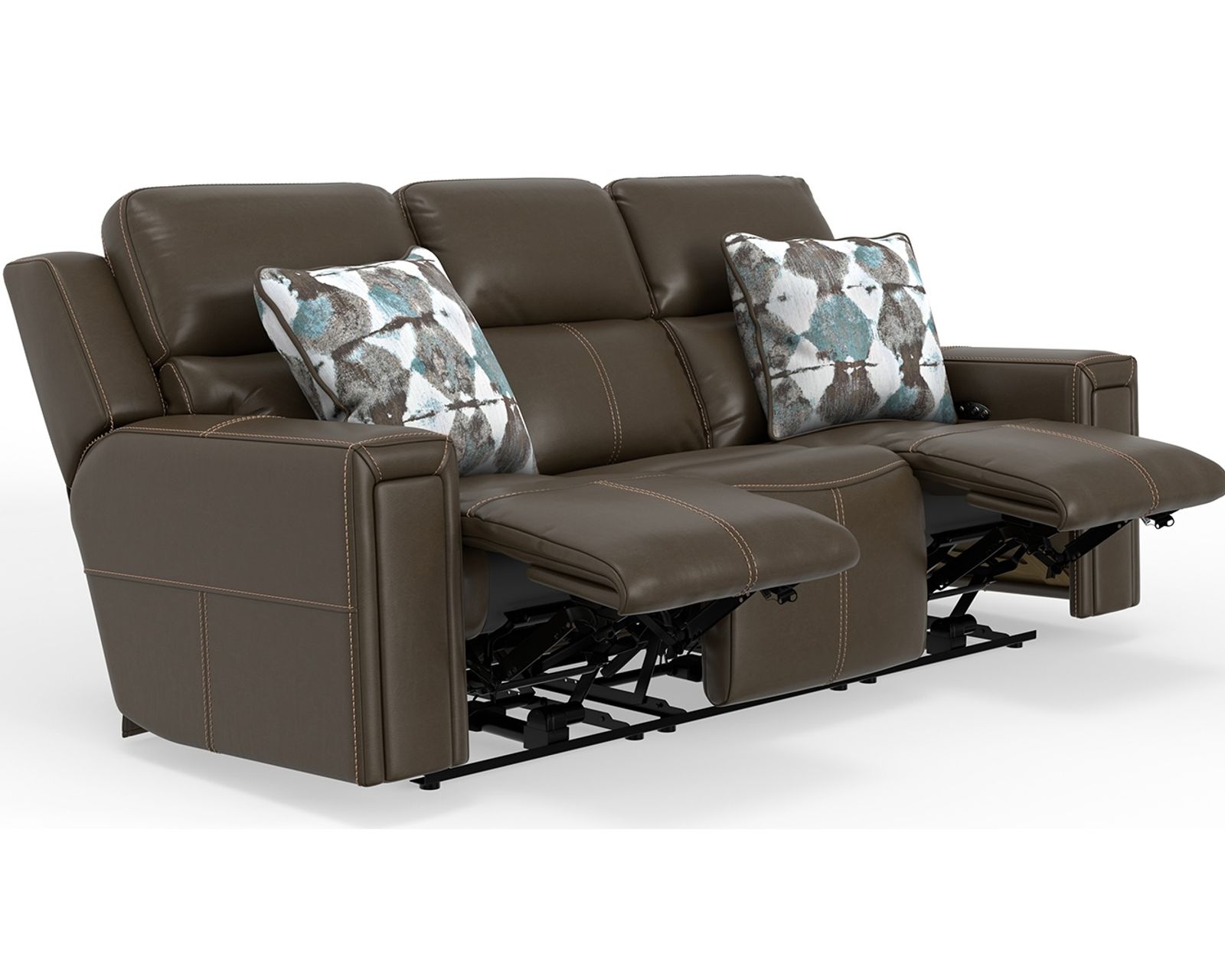 Arezzo 87" Zero Gravity Power Headrest Power Reclining Leather Sofa (Two colors) - Engineered for Relaxation. Crafted for Life.