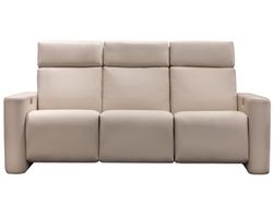Fiona Dual Power Reclining Sofa — Available in Standard &amp; Wide Cushions, 140+ Leather Options, and 78", 83", or 110" Widths