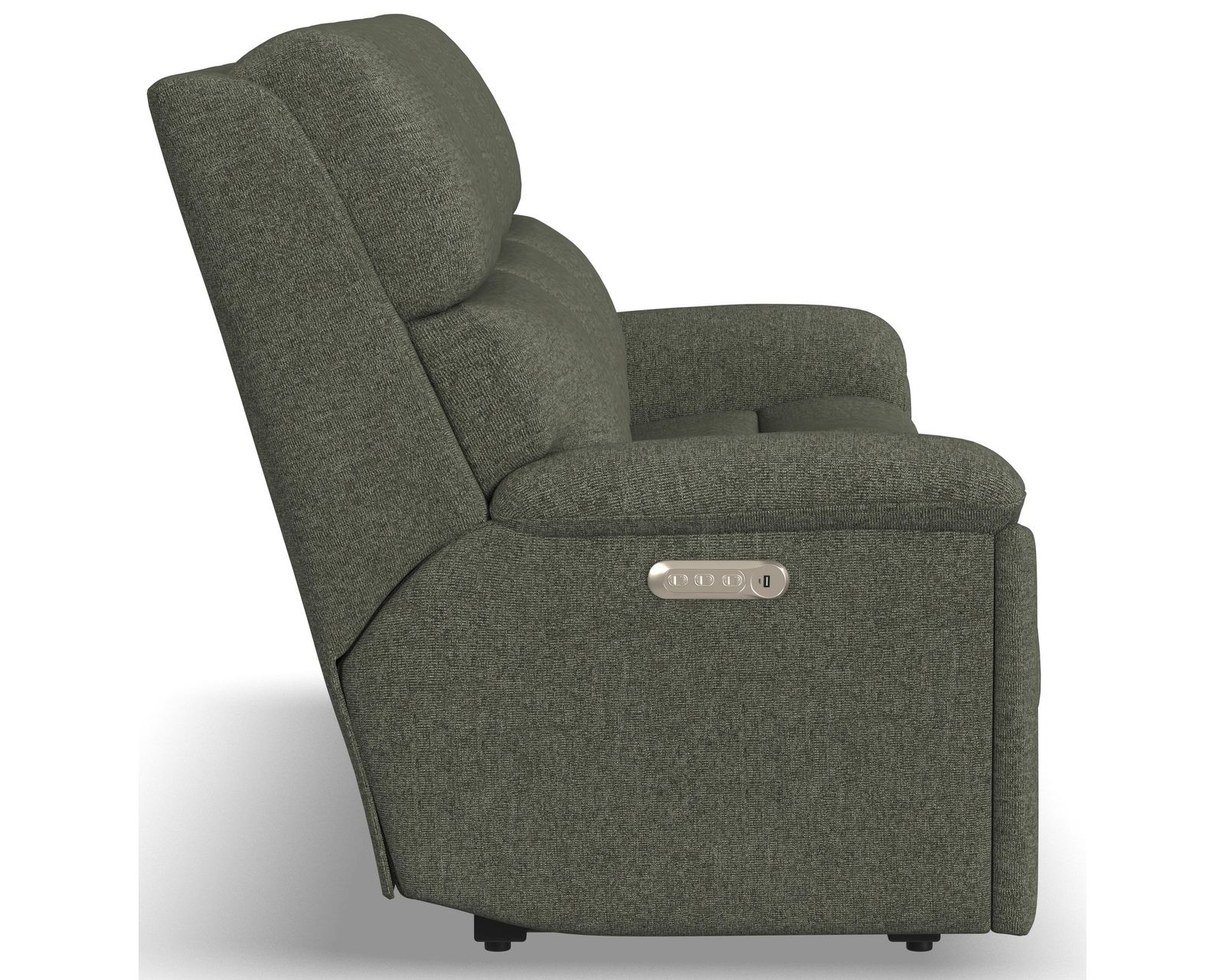 Porter 2865 Triple Power Recliner (+90 fabrics) - Porter Power Reclining Console Loveseat with Power Headrest & Lumbar