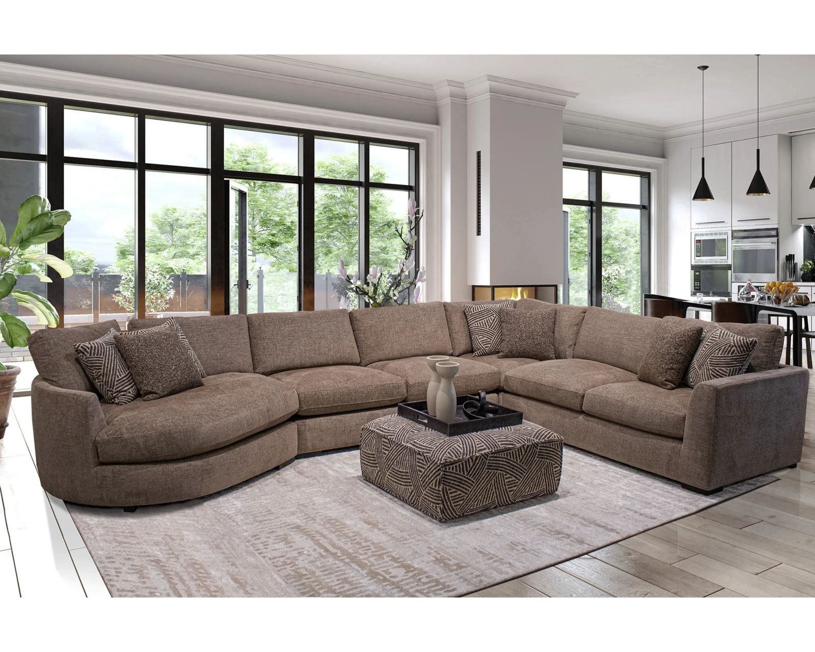The Bump Four Piece Sectional (Over 13 feet wide) In stock - Fast shipping - The Bump 4PC Sectional (Over 13 feet wide)