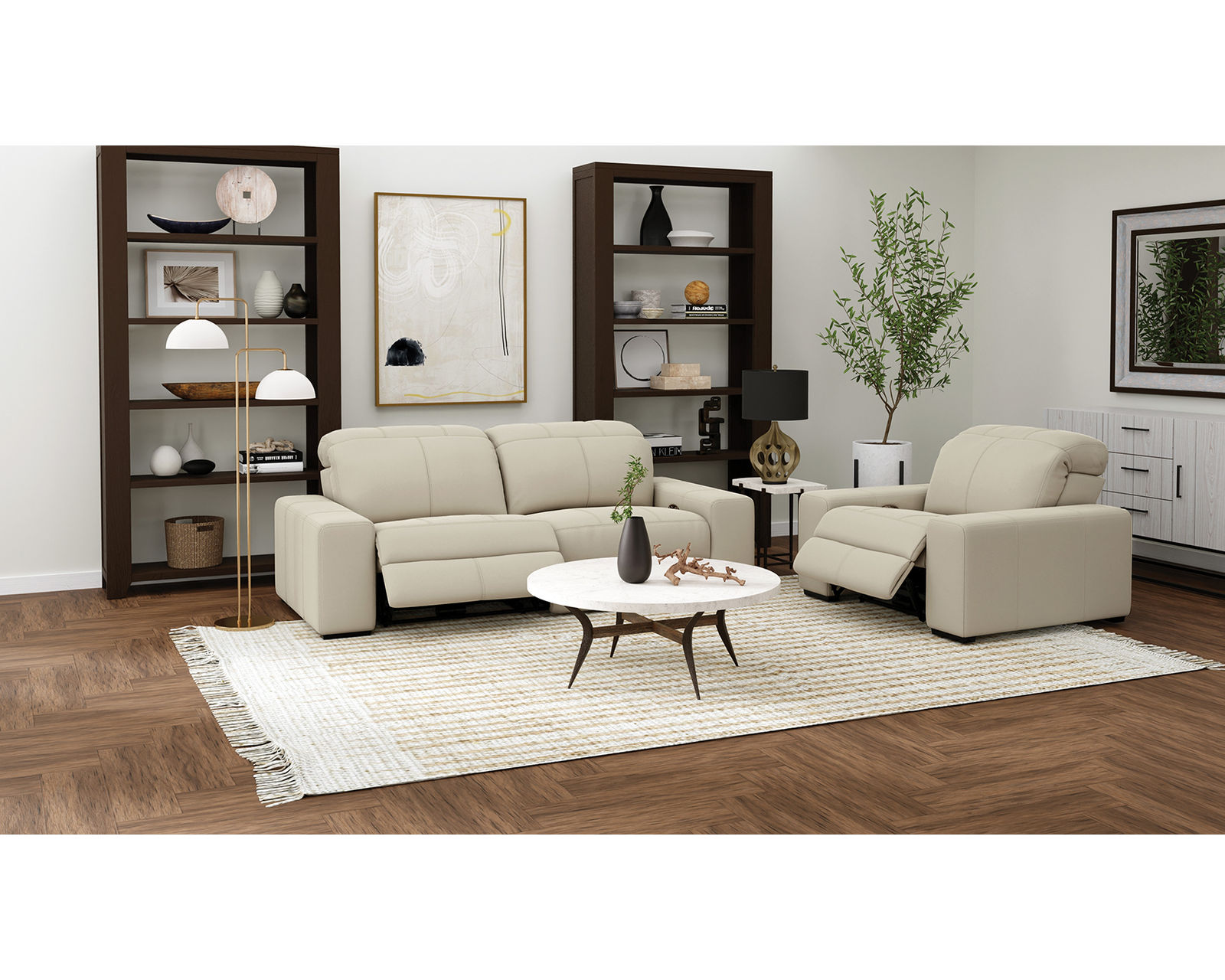 Ferrara 93" Zero Gravity Wide Seat Power Reclining Sofa (Premium Italian Leather) two colors - The Comfort You Deserve. The Quality You Expect.