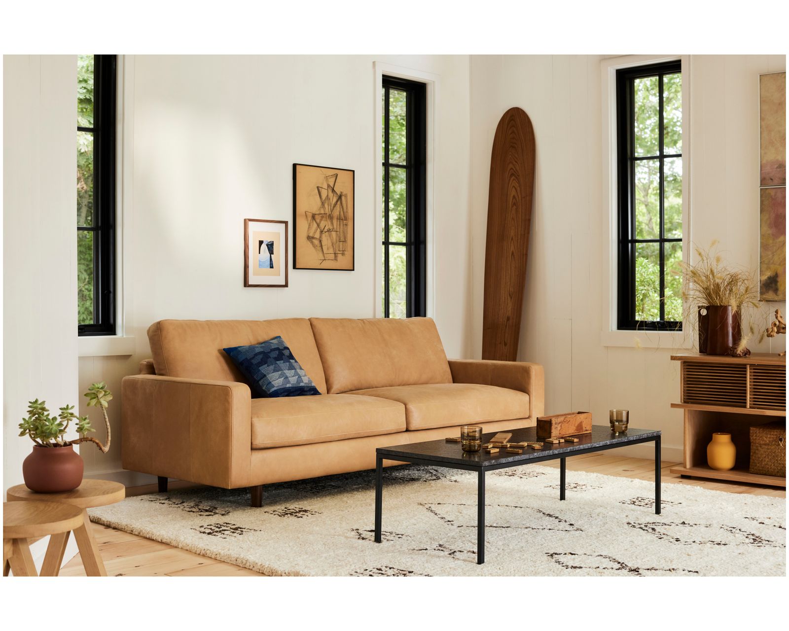 Oscar 77158 Sofa (76", 85" or 93") +100 leathers