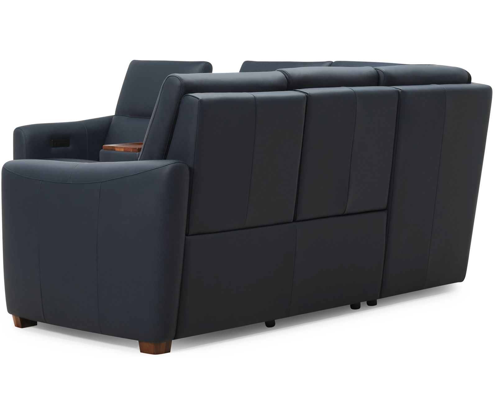 Sanibel 40111 Triple Reclining Sectional (+50 fabrics) - Layout B: Three Piece Reclining Sectional (2 recliner) 110" x 98"