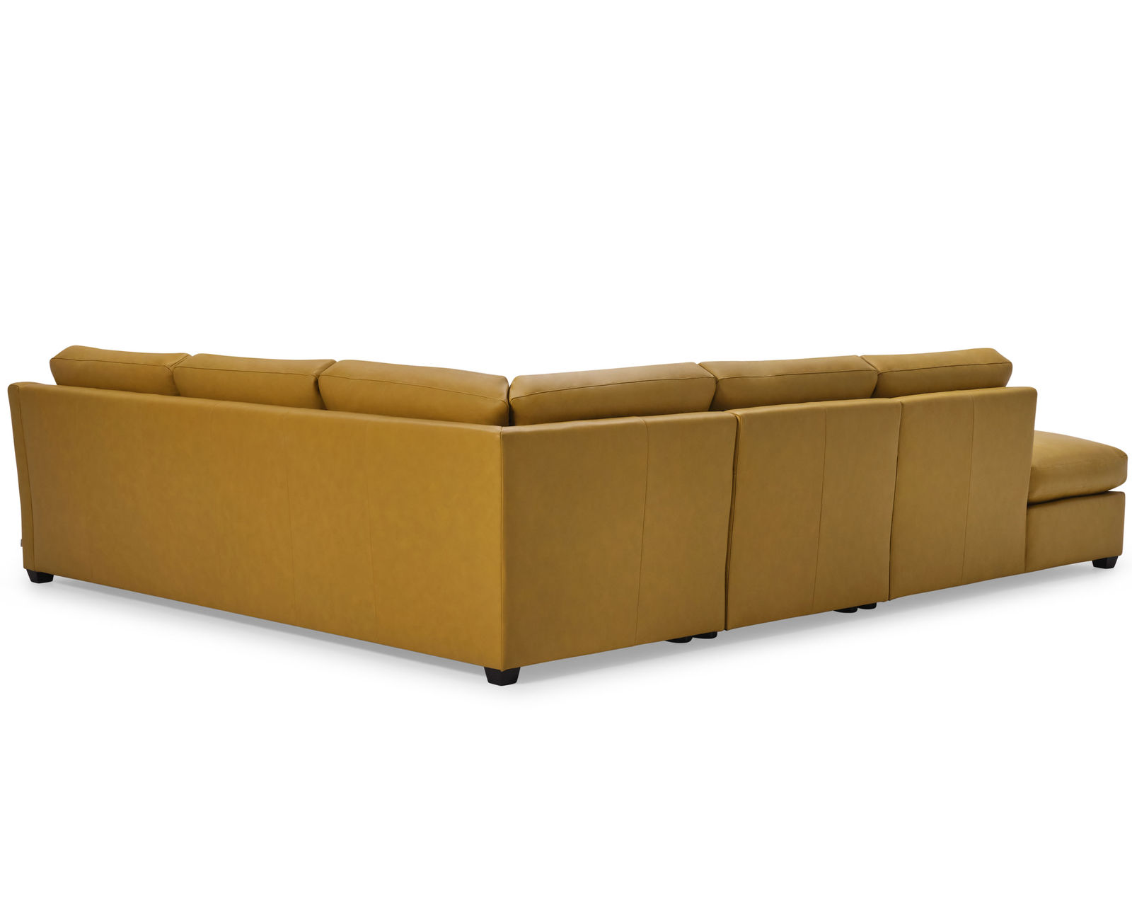 Madison 77658 Modern English Sectional  (+100 leathers) - Layout N: Three Piece Sectional 99" x 110"