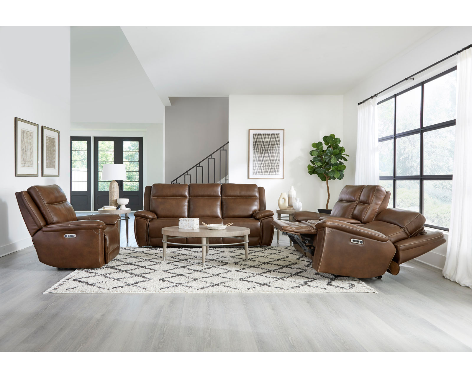 Jameson Zero Gravity Power Headrest Leather Power Recliner (In stock - Fast shipping)