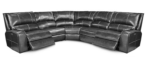 Layout A:  Five Piece Reclining Sectional 117.5" x 117.5"