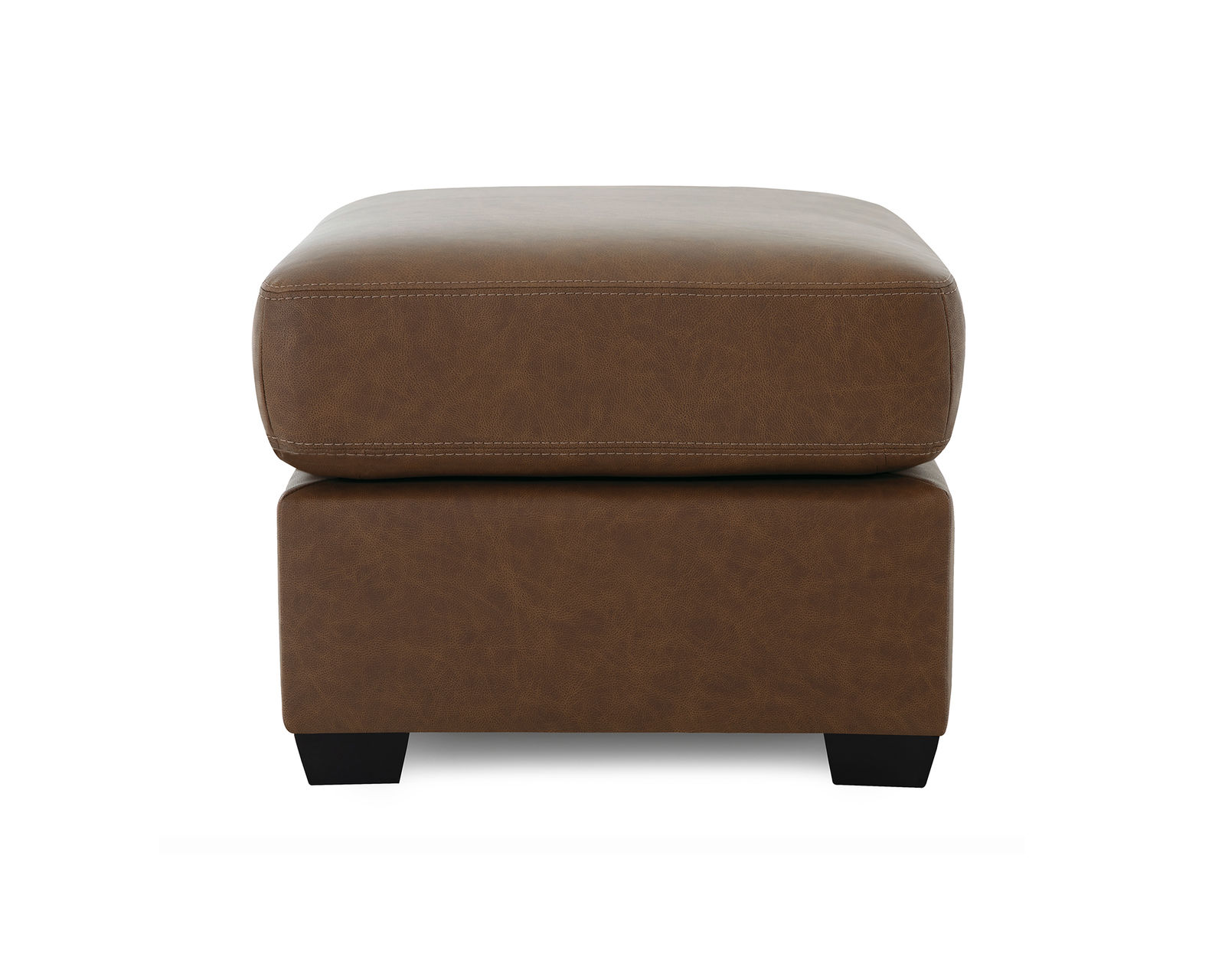Leeds 77328 Chair (+100 leathers) - 	Leeds Square Ottoman 23" x 23"