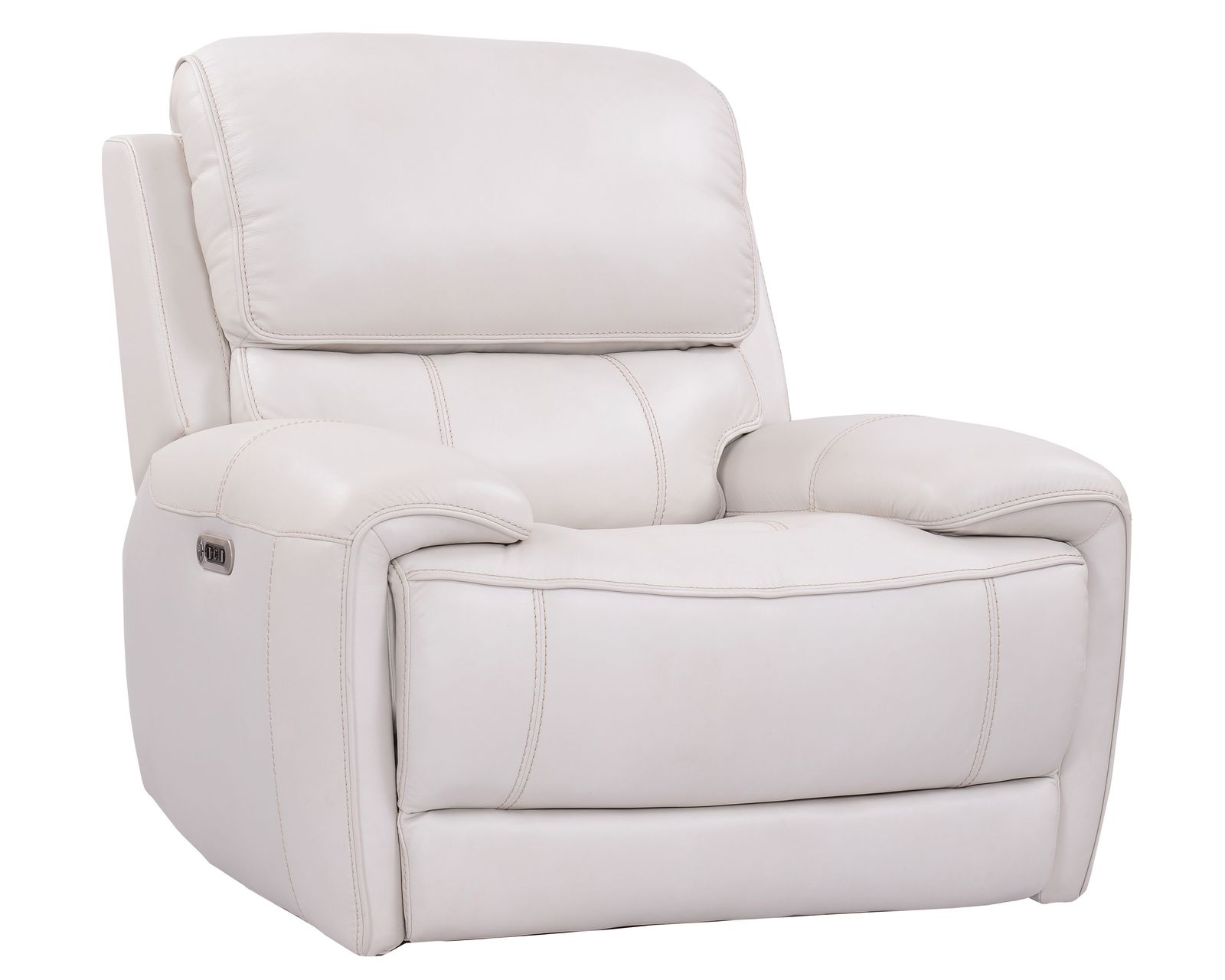 Empire Leather Power Headrest Power Recliner Ivory (In stock - Fast shipping)