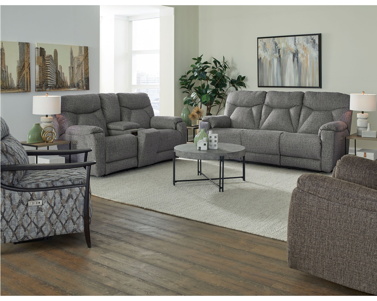 Conrad 88" Double Reclining Sofa (+100 fabrics and leathers)  - Save on the entire room