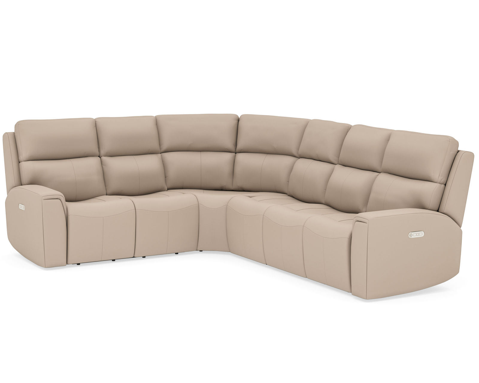 Jarvis Leather Power Reclining Sectional with Power Headrest (009-70) ZERO GRAVITY - In stock