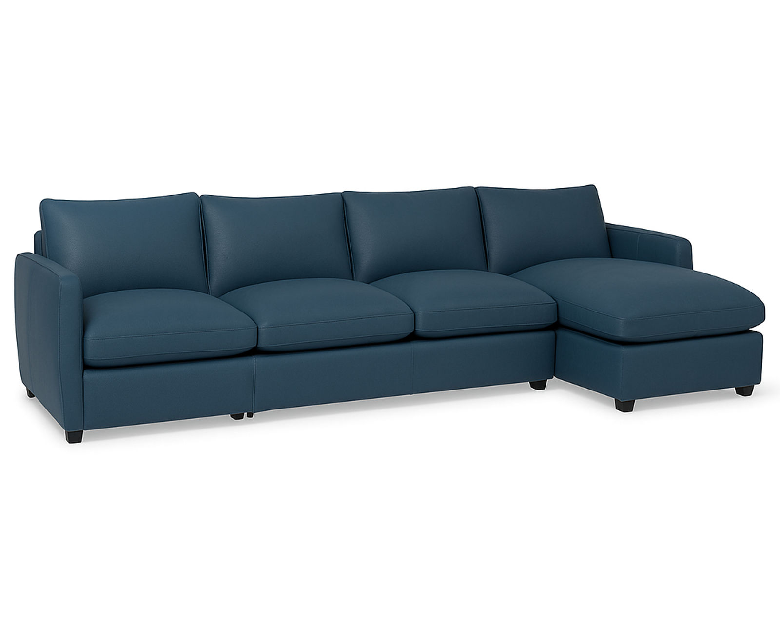 Laguna 77752 Stationary Sectional (+100 leathers) - Layout N: Three Piece Sectional 136" wide