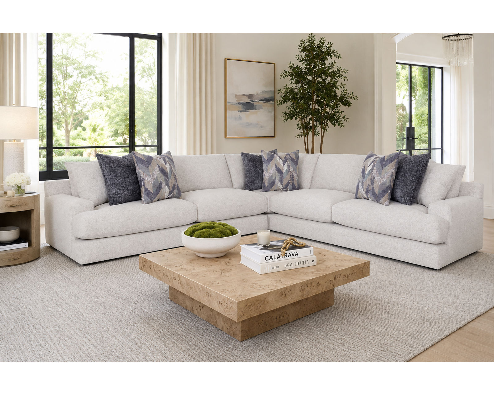 Alistair 961 Modular Sectional (Deep, Luxurious Comfort. Modular Versatility) - A Designer Room. A Comfortable Price.