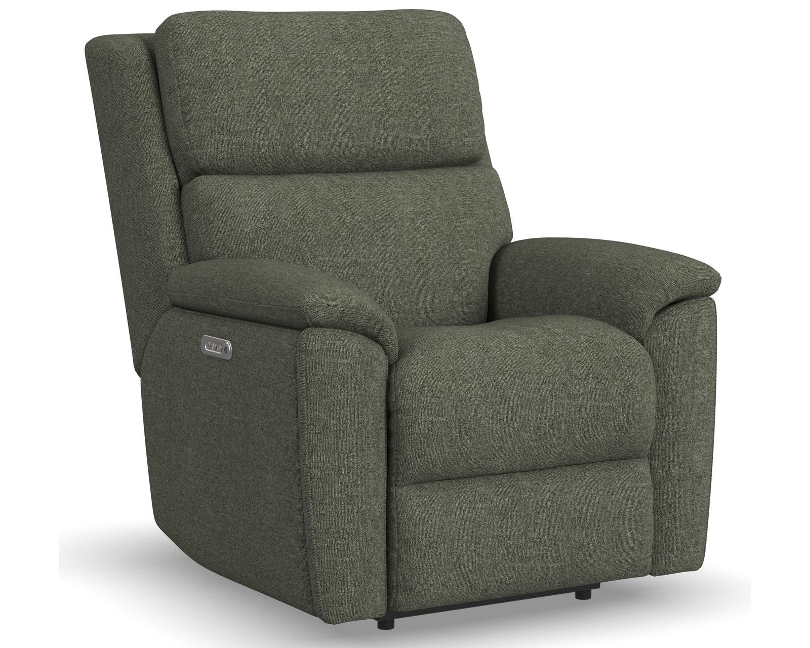 Porter 2865 Triple Power 74" Reclining Console Loveseat (+90 fabrics) - Porter Fabric Power Recliner with Power Headrest & Lumbar