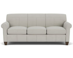 Dana 82" Stationary Leather Sofa (Leather choices)