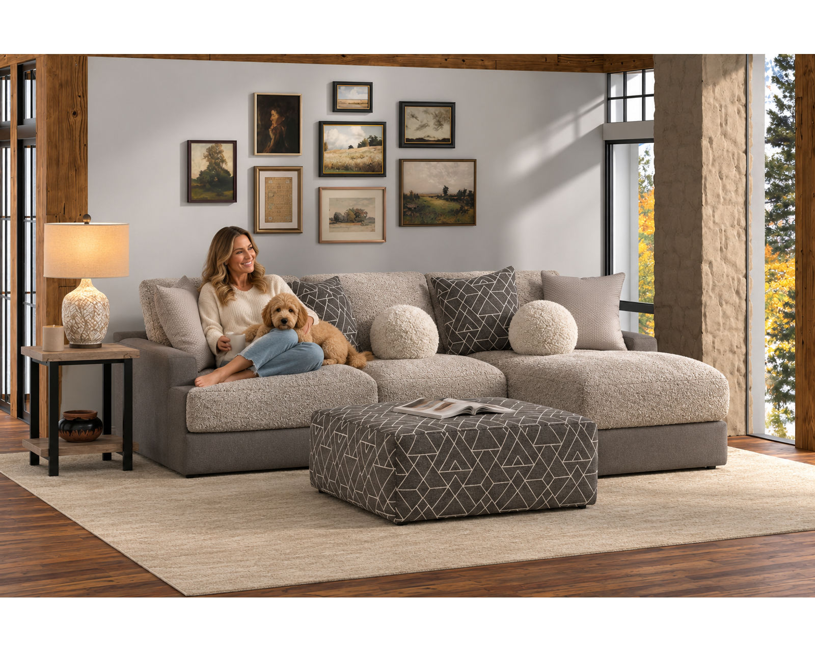 Canyon Modular Sectional (2 colors) includes pillows - Comfort Built to Last.