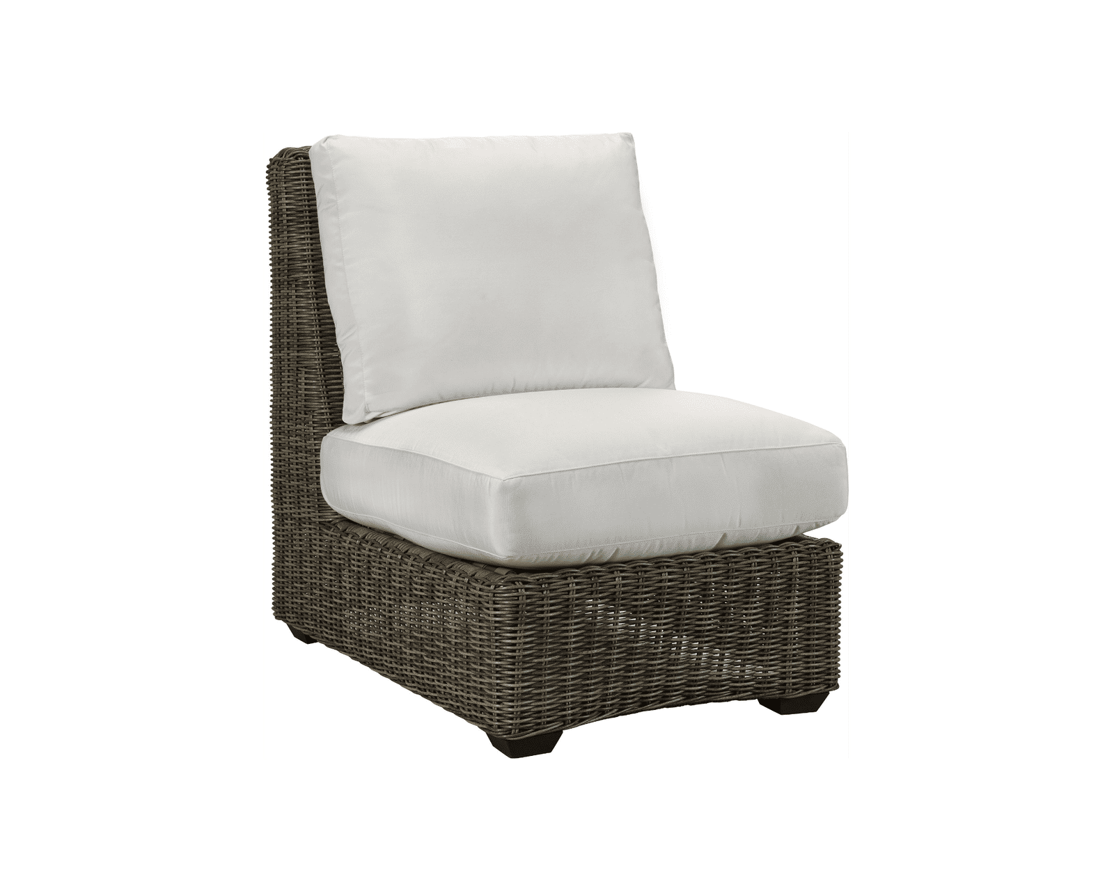 Oasis Outdoor Five Piece Sectional (Made to order fabrics) - Oasis Armless Chair