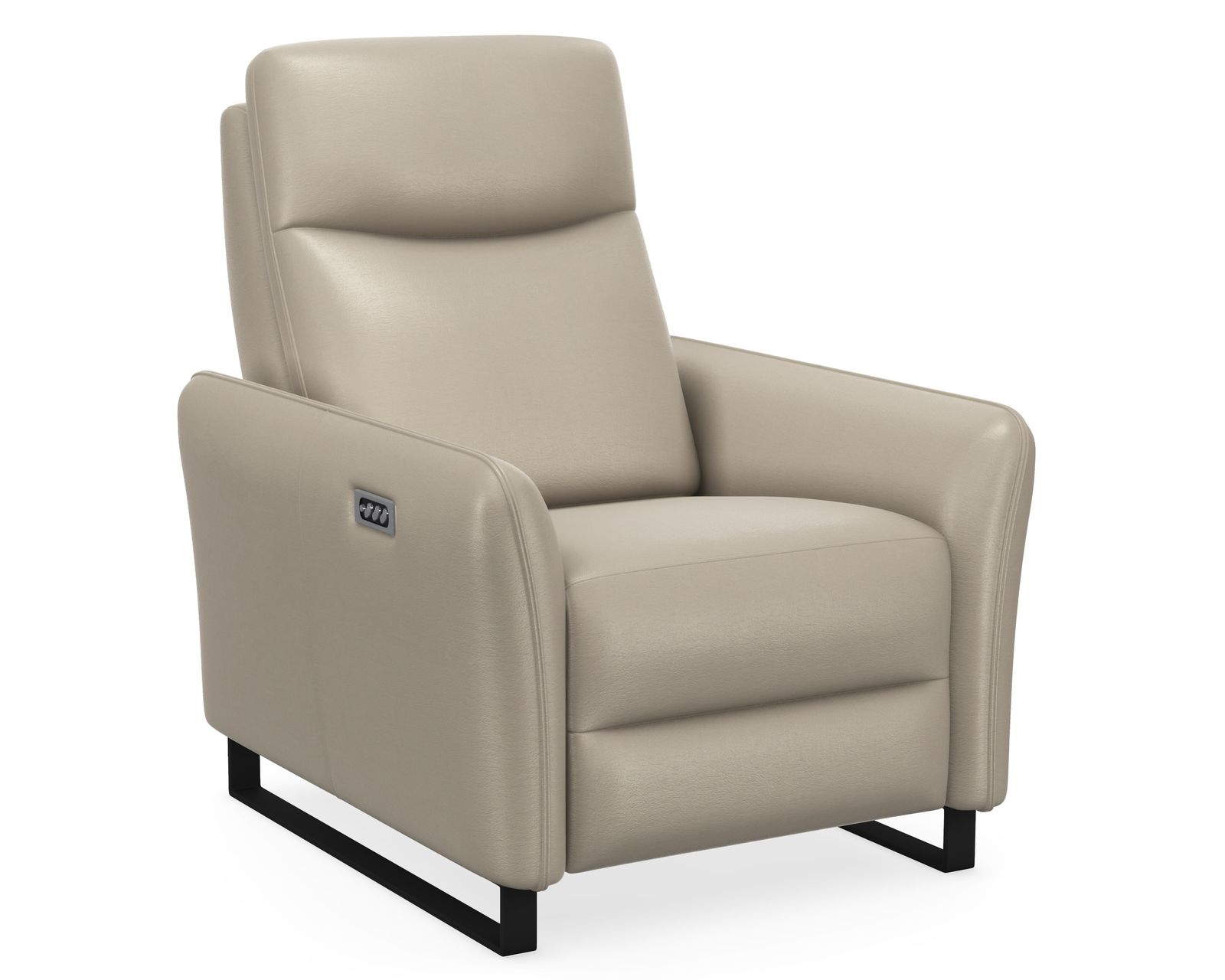 Flora Dual Power Reclining Sofa — Available in Standard & Wide Cushions, 140+ Leather Options, and 75", 80", or 107" Widths - Flora Power Headrest Power Recliner