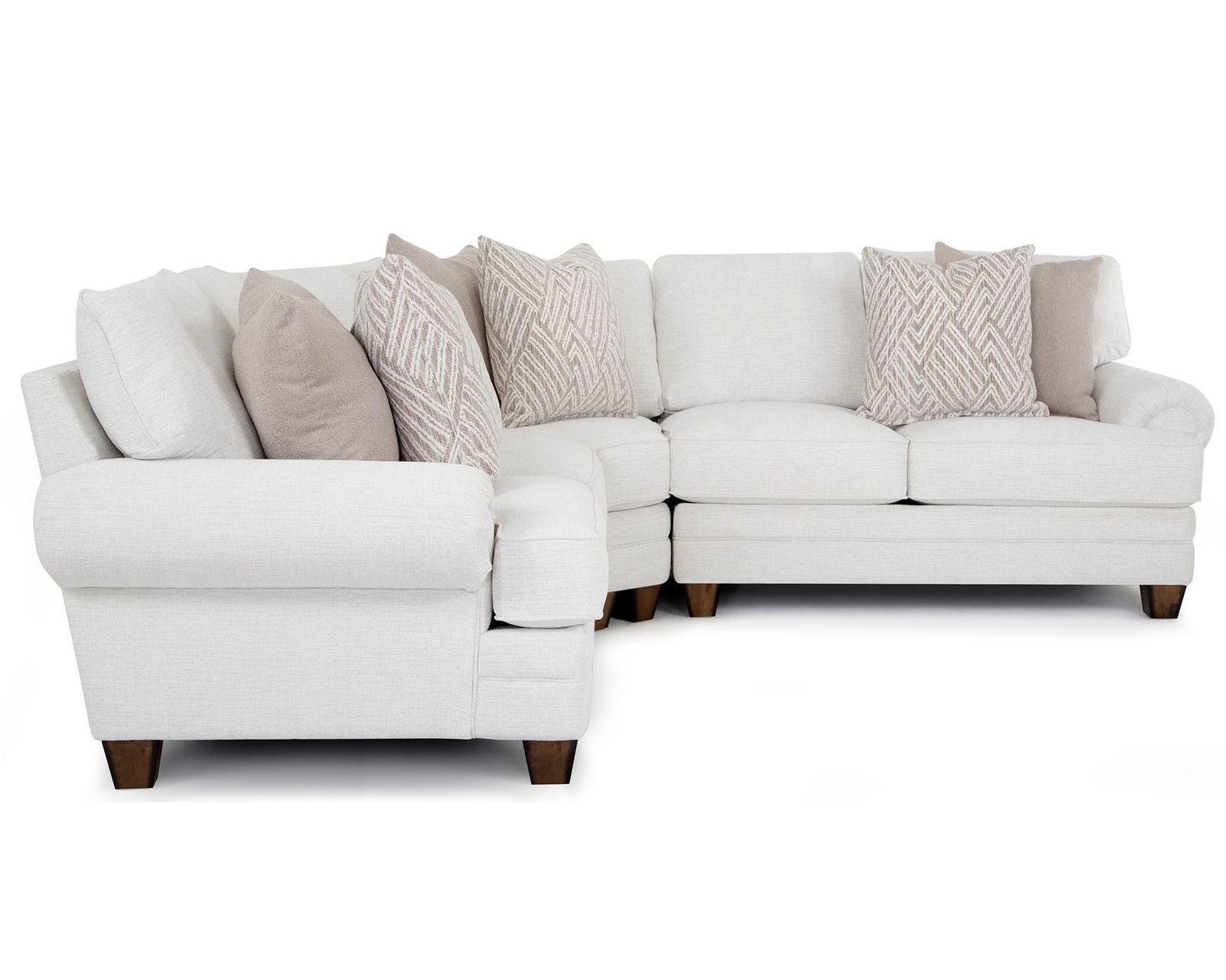 Hope 957 Modular Sectional (Classic Comfort. Generous Seating. Designed to Bring Everyone Together) - Layout A: Three Piece Sectional 100" x 100" 