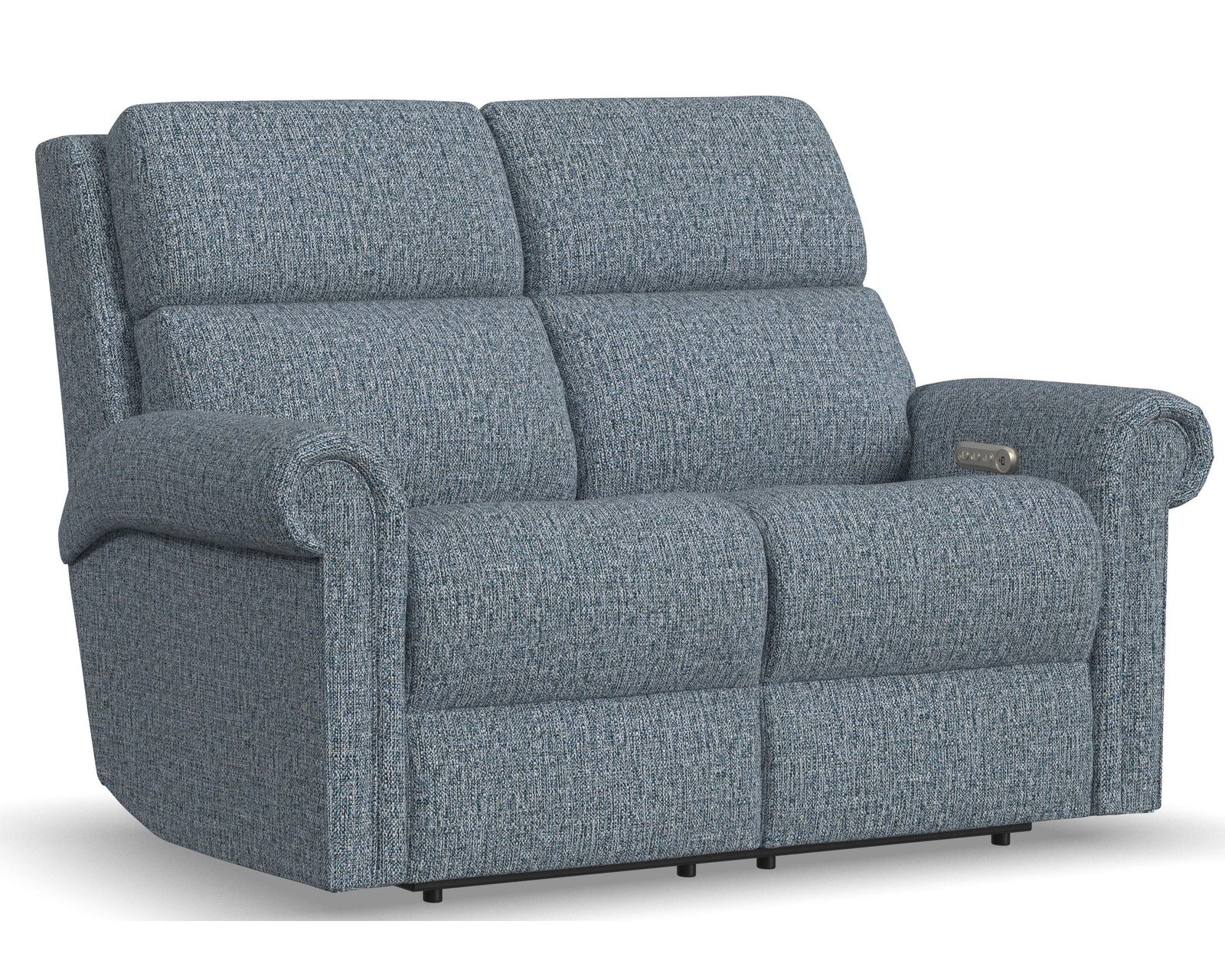 Bernard Triple Power Zero Gravity Reclining Sofa with Dropdown Table (+100 fabrics) - Bernard Triple Power Reclining Loveseat