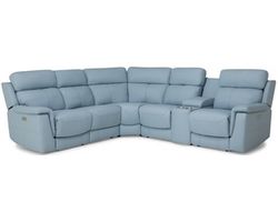 Henry 41051 Power Headrest Power Reclining Sectional (+100 leathers)