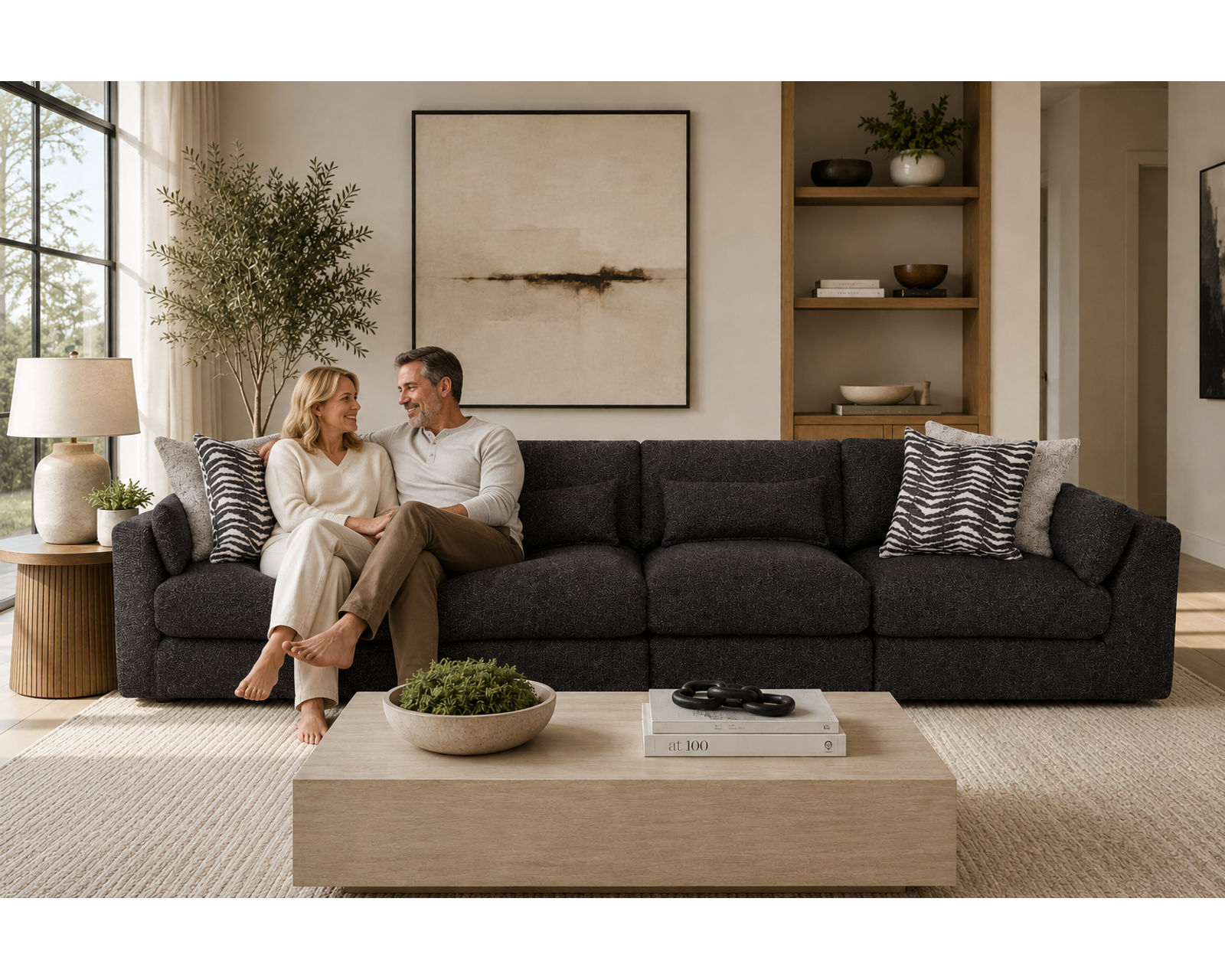 Laney 938 Modular Sectional (Modern Comfort with a Softer Point of View) - Beautifully Designed Rooms. Effortlessly Yours.