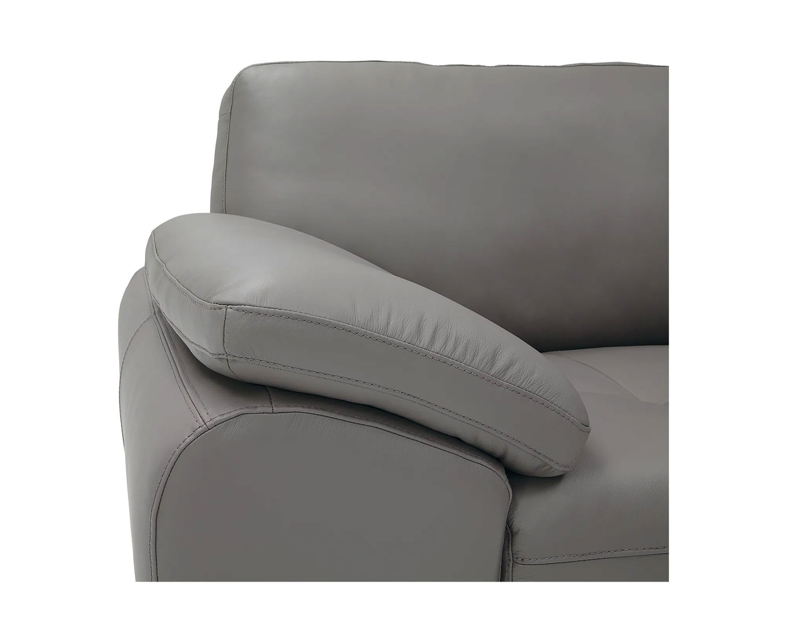 Miami 77319 Sofa (98") +100 leathers - Large scale with envelope style arms