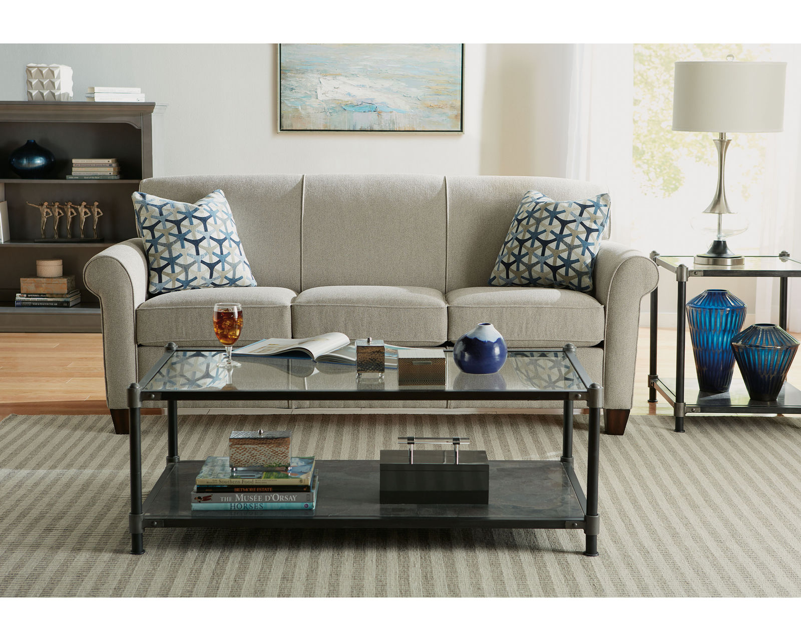 Dana 5990 Sofa (100+ fabrics) 82"  - Commercial quality furniture grade plywood frames