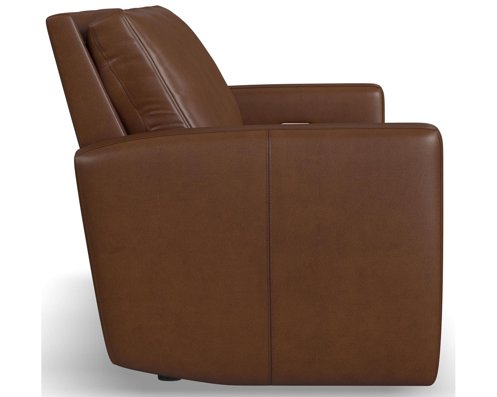 Aria 1865 Power Reclining Sofa, Zero-Gravity Wall Hugger, Top-Grain Leather - Sedona - Includes power recline with USB Charging