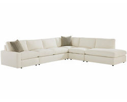 Sky 5511 Sectional (hypoallergenic down-like cushion) +100 fabrics