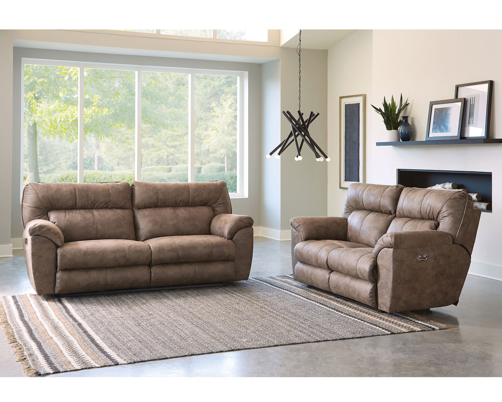 Hollins Wide Seat Power Reclining Sofa (88") In stock - Relaxation Without Compromise.