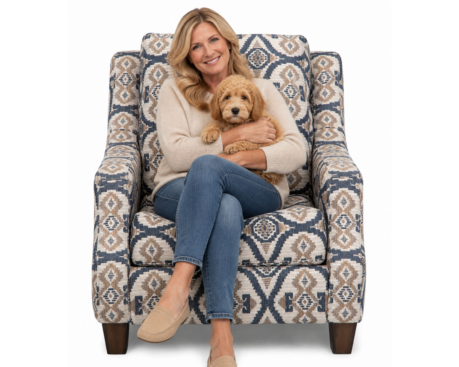 Sicily 101" Wide Sofa (The Look of Worn Leather. The Softness of Fabric) - Your Shortcut to a Beautifully Designed Home.