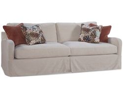 Pandora 91" Slipcover Sofa Tan (+69 fabrics)