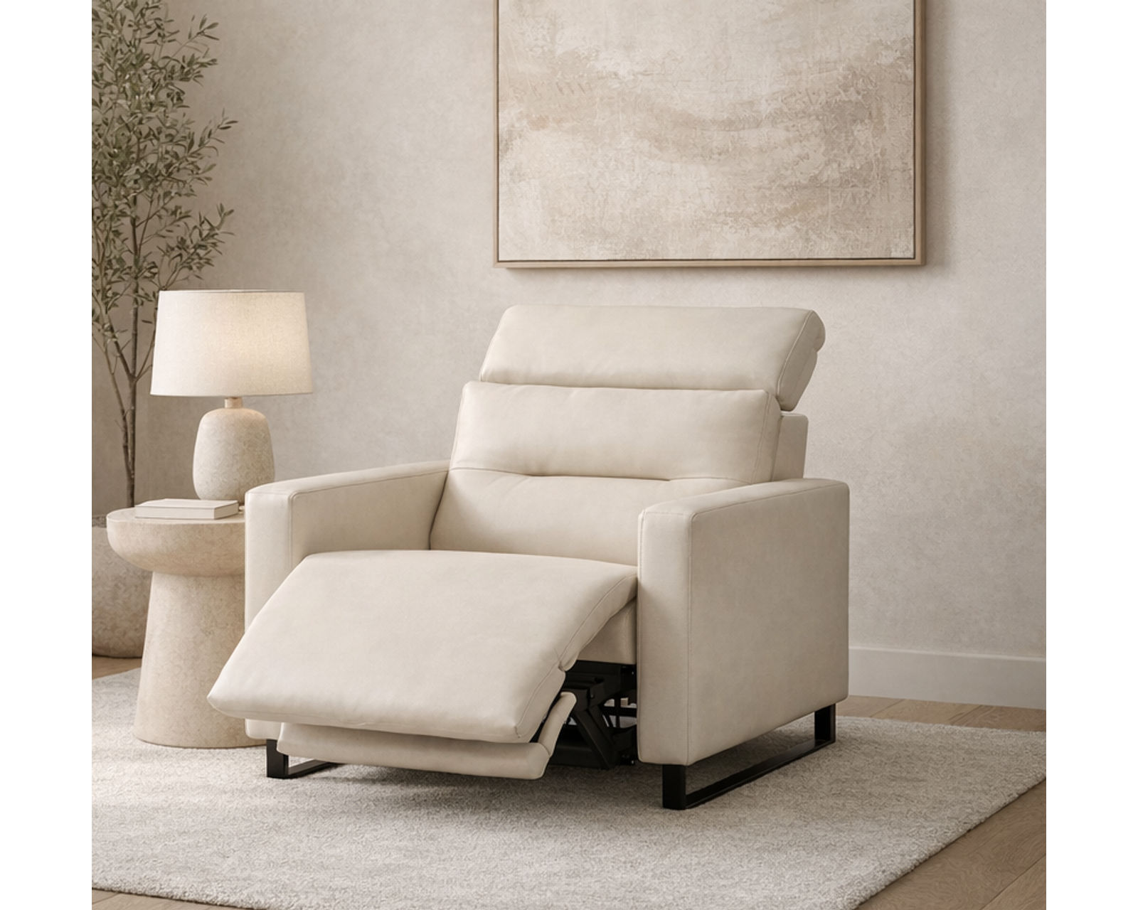 Cleo Dual Power Reclining Sofa — Available in Standard & Wide Cushions, 140+ Leather Options, and 74", 79", or 105" Widths - Experience the Difference Precision Makes