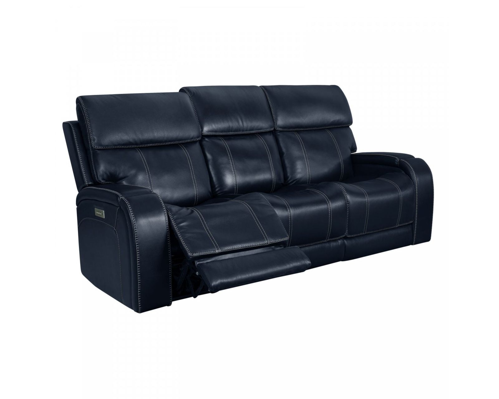 Glenwood Power Recliner w/Power Head Rest & Power Lumbar (Lay Flat) Ocean - In stock - Glenwood Sofa w/Power Recline, Power Head Rests & Power Lumbar (Lay Flat)