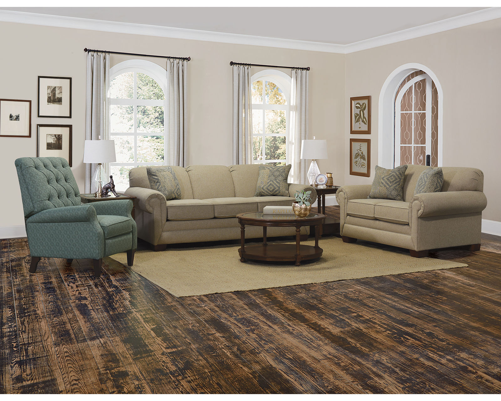 Monroe 87" Sofa  (+101 Standard and Performance Fabrics)