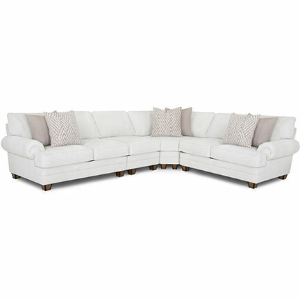 Layout C: Four Piece Sectional 127" x 100"