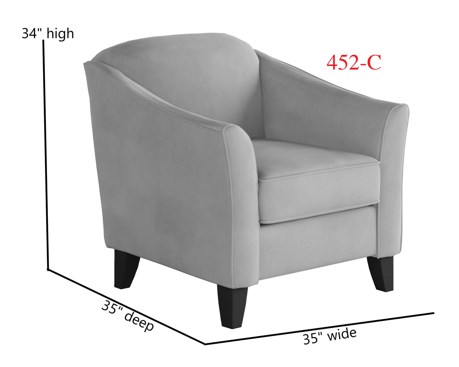 Truth or Dare Salt Accent Chairs (eight styles available) Performance fabric - Truth or Dare Salt Accent Chair - 452-C (Performance fabric)