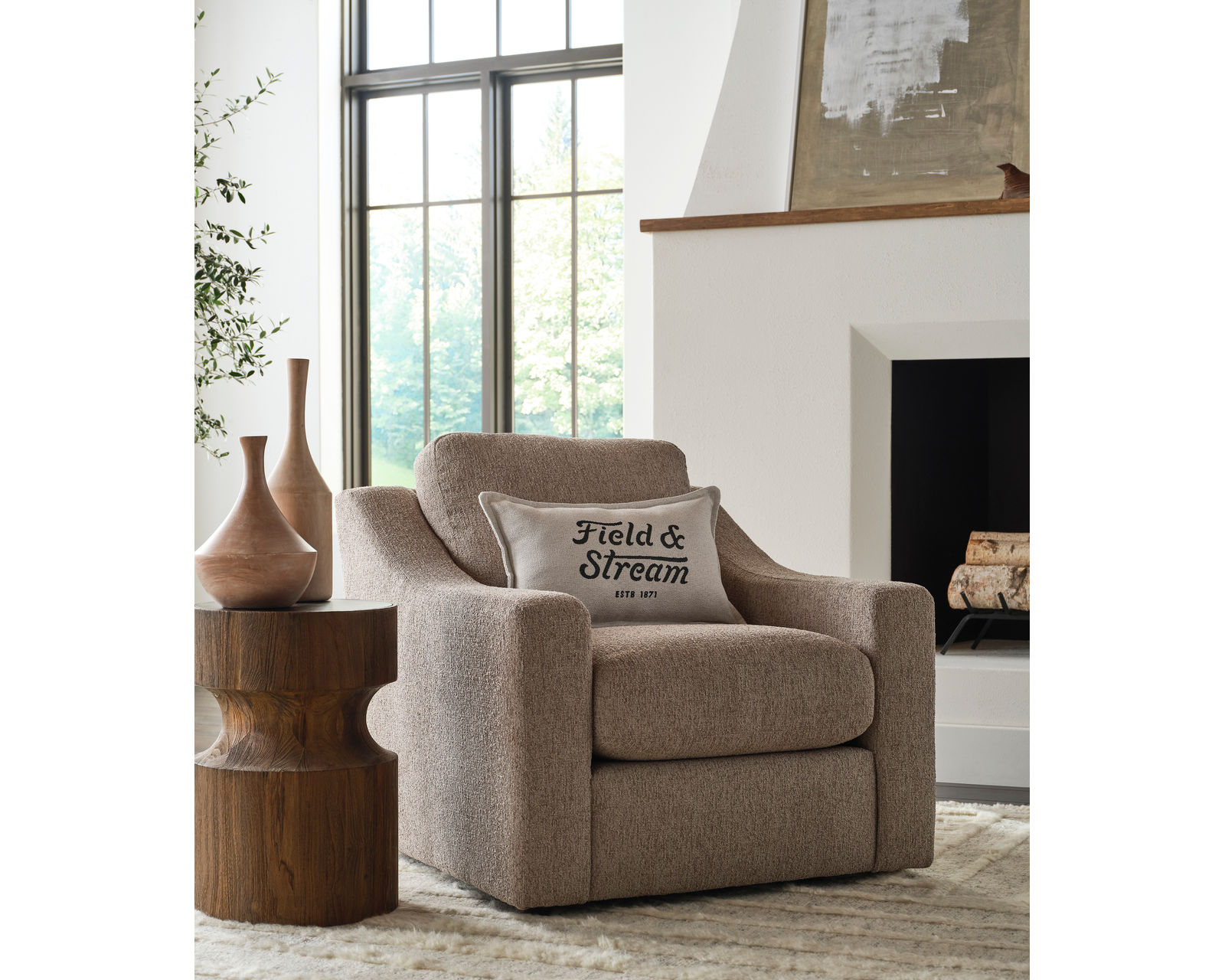 🎣 Caverra 83" Sofa (+65 fabrics) - Caverra Accent Chair