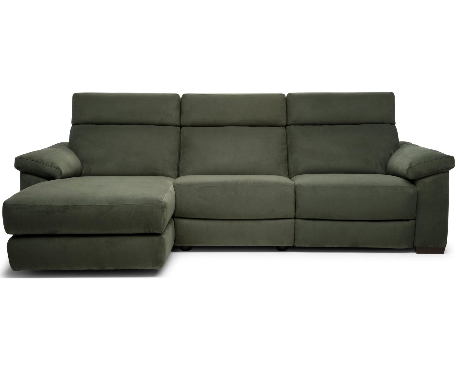 Estremo C216 Stationary Sectional (+40 fabrics) - Layout B: Three Piece Sectional 68" x 108"