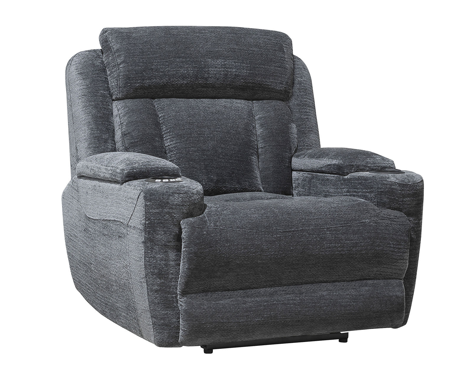 Dalton Power Headrest Power Recliner Charcoal (In stock - Fast shipping)
