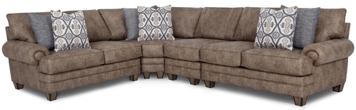Layout C: Four Piece Sectional 101" x 128"
