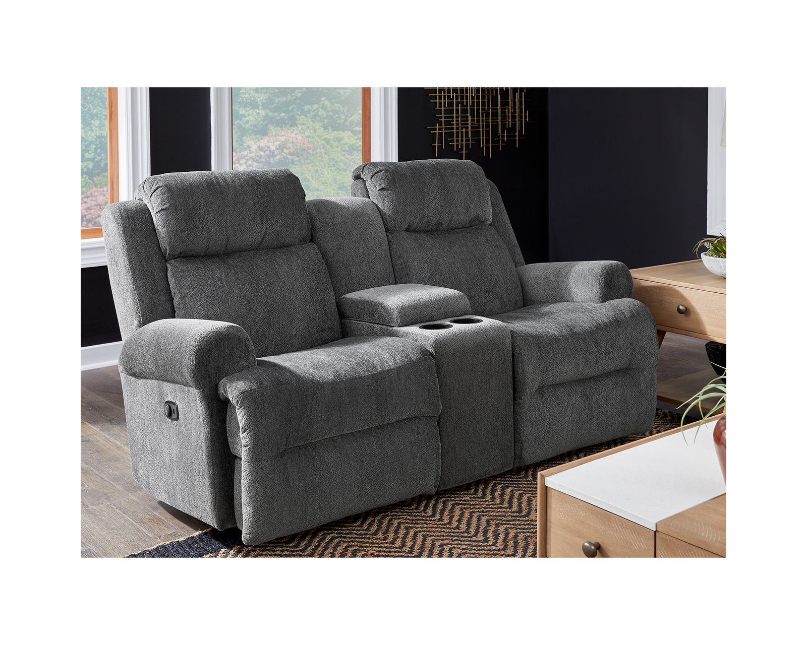Brielle 84" Double Reclining Sofa (+100 fabrics)