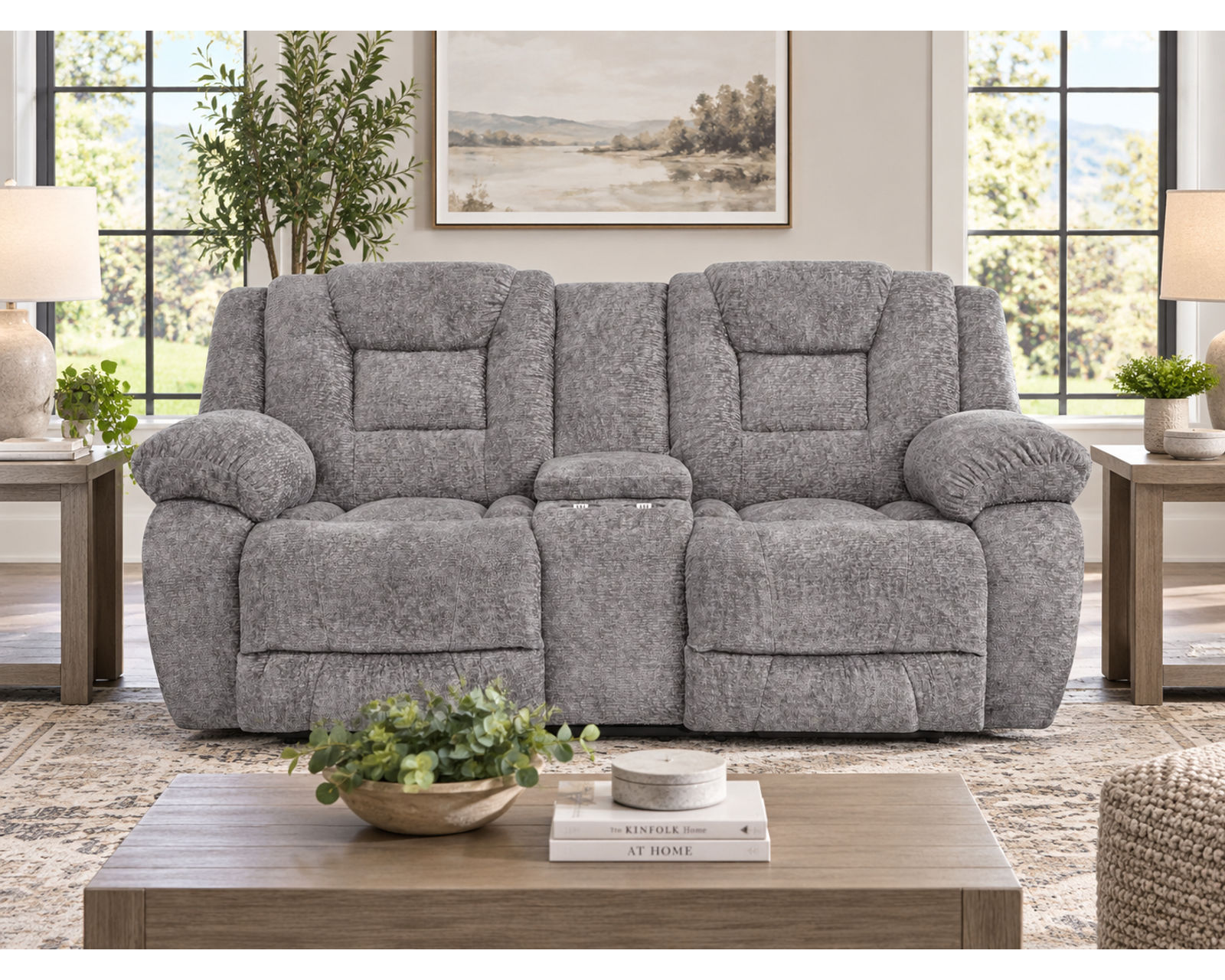 Hayworth 95" Reclining Sofa Ash (Luxury Comfort Without the Price) - More Comfort in Every Position.