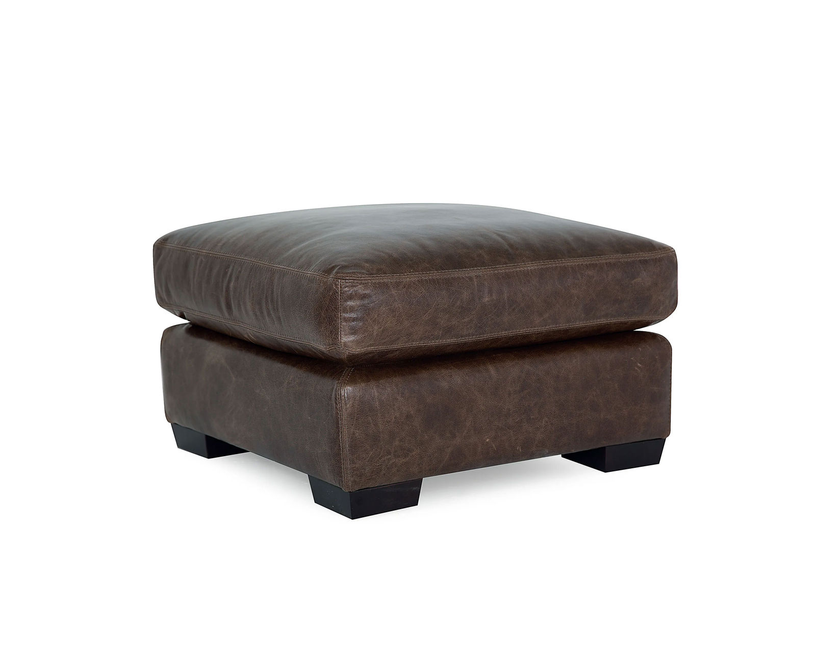 Colebrook 77265 Sofa (94") +100 leathers - Colebrook Square Ottoman 28" x 28"