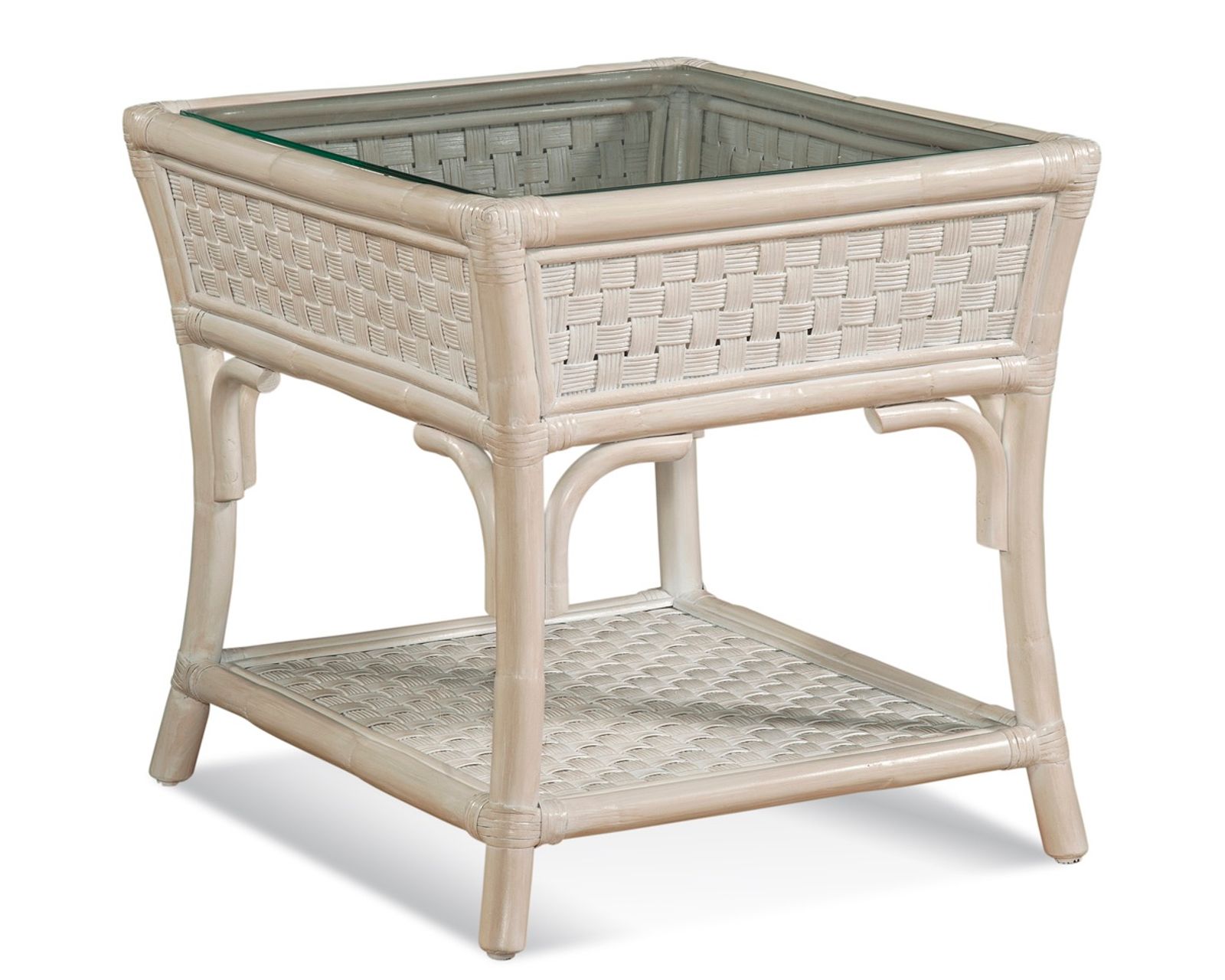 Boca 78" Rattan Sofa Blue (+28 finishes +69 fabrics) - Boca Rattan End Table