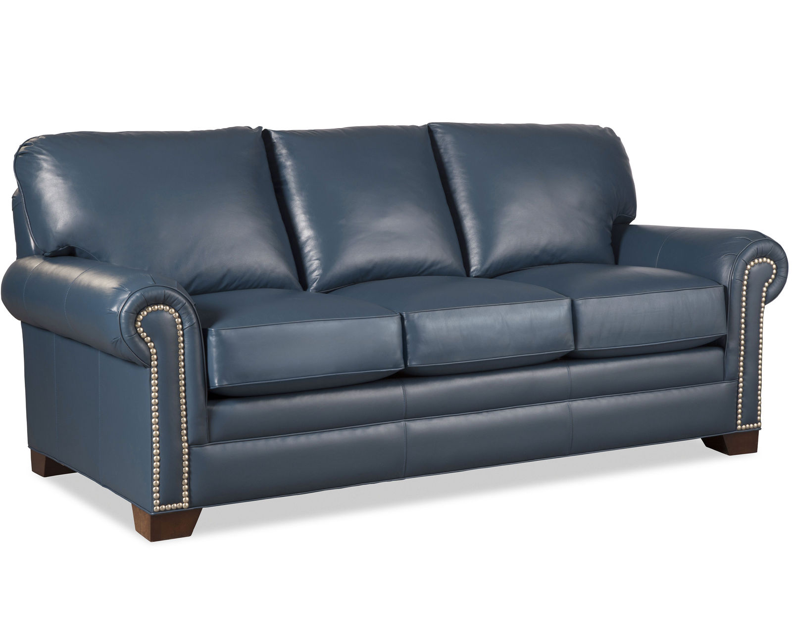Baltimore 86" Top-Grain Leather Sofa (Leather choices) L756550BD - Italian finished top grain leather in over 40 colors