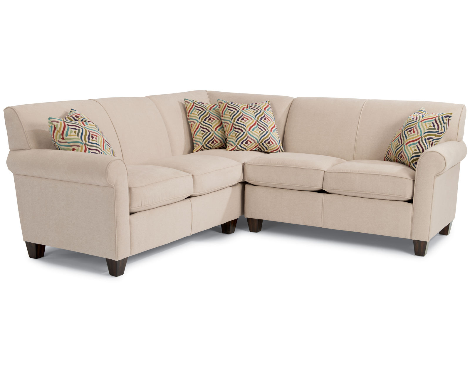Dana 5990 Sectional (100+ fabrics) - SectionalLayout I:  Only the highest quality fabrics go on Flexsteel Furniture